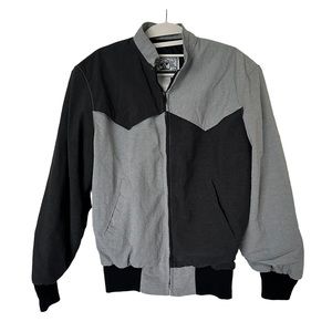 Vintage‎ Mo Betta black and Gray Snap GARTH BROOKS Jacket Size Small